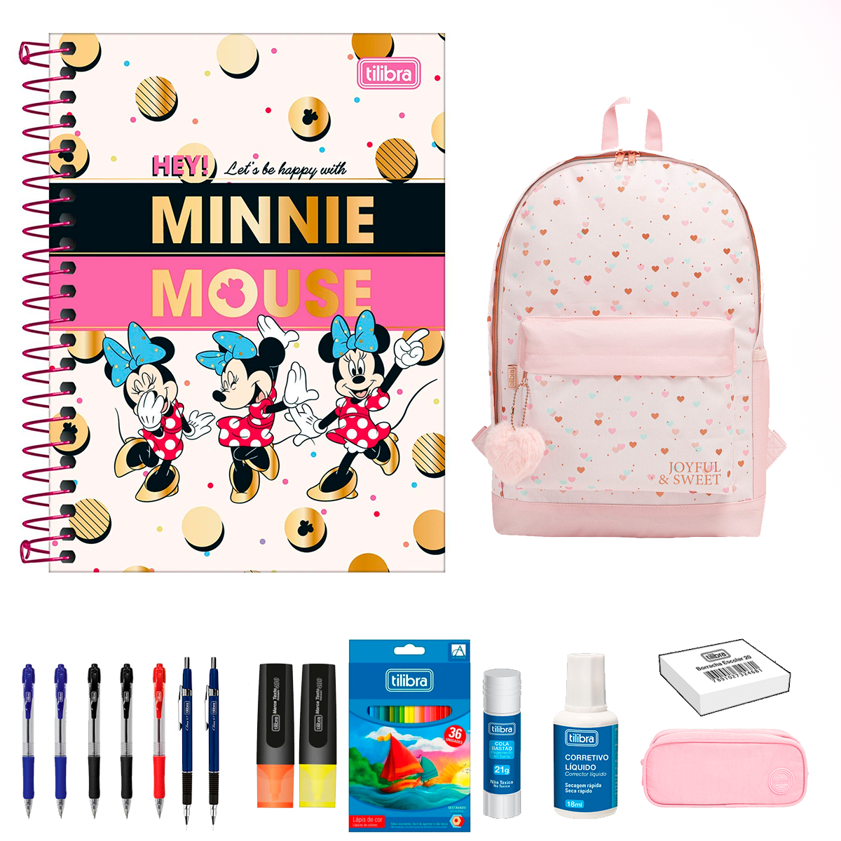 Kit Volta às Aulas - Minnie