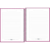 Caderno Espiral Capa Dura Universitário Connect 1 Matéria Love Pink 80 Folhas - Retângulos com Tons de Rosa