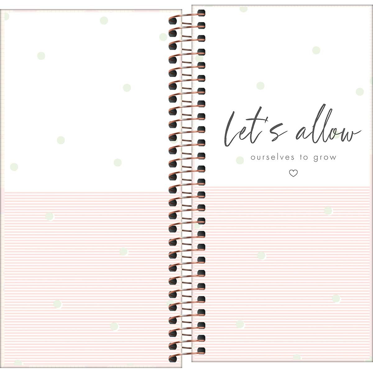 Planner Espiral 11,9 x 24 cm Soho 90 G 2025 - Xadrez E Faixa Rosa Adventures - Sortido