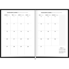 Planner Executivo Costurado 10,3 x 14,6 cm Napoli 2025